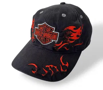 Harley-Davidson 프레임 캡 자수 빈티지 레어