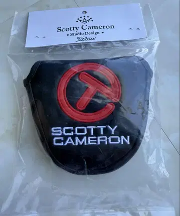 당일 발송 Scotty Cameron 퍼터용 골프헤드커버 말렛형 빨간색