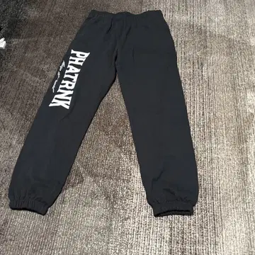 PHATRNX 블랙 스웨트 팬츠