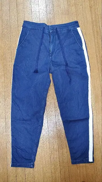 ZARA MAN 네이비 사이드 라인 이지 데님 팬츠 M