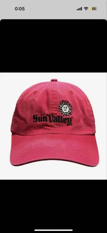 USA CAP 수베니어 캡 6패널 캡 구제 의류 Sun Valley