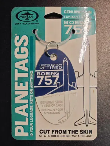 델타 항공 Planetags B757 콤비 컬러