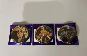 귀멸의 칼날 무한성 편 티저기 캔뱃지 57mm 3개 세트