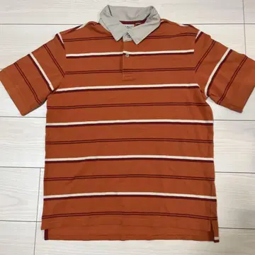 L.L.Bean 반팔 피케 셔츠 S 사이즈 오렌지