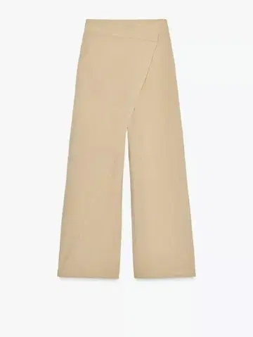 ZARA 와이드 파레오 팬츠 XS (5-7호) 샌드