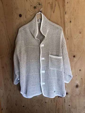 (새상품) 25 봄/여름 신상 COTTON MESH 가디건 M 사이즈