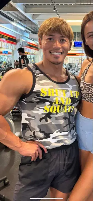 S&S 화이트 카모플라주 우드랜드 탱크탑