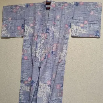 미키 미니 꽃무늬 유카타 보라색 성인용