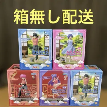란마 1/2 피규어 5체 세트 란마, 아카네, 여자 란마, 샴푸