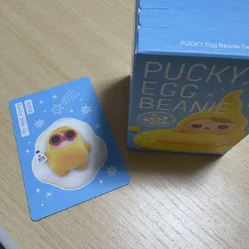 POPMART PUCKY EGG BEANIE Sunny Side Up