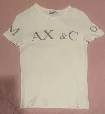 MAX & CO. 로고 프린트 반팔 티셔츠