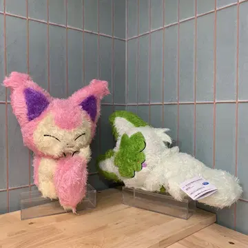 포켓몬스터 모후굿토 편안한 타임 봉제 인형 에네코 냐오하 2종