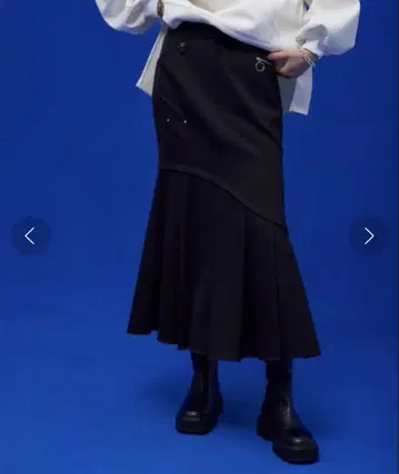 웨이브 머메이드 스커트