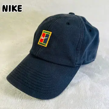NIKE 나이키 캡 테니스 코트 로고 자수 네이비