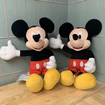 Mickey Mouse 미키 마우스 포즈 초특대 봉제 인형 2개