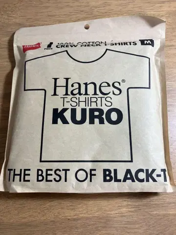 Hanes 티셔츠 Kuro M 사이즈