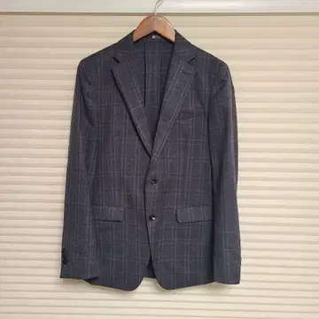 SUIT SELECT 체크 무늬 자켓 GRY Y5