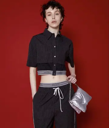 메종 스페셜 자카드 밴딩 셋업