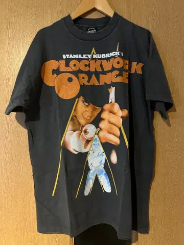 시계 채비 오렌지 CLOCKWORK ORANGE 컬트 티셔츠 L
