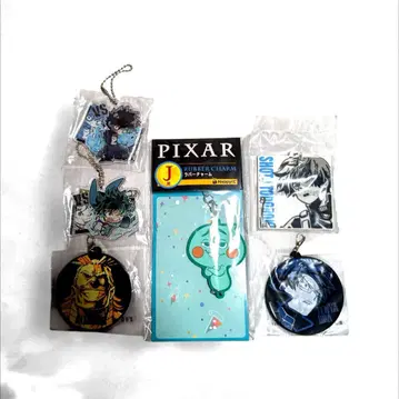 PIXAR & 나의 히어로 아카데미아 아크릴 키링 6세트