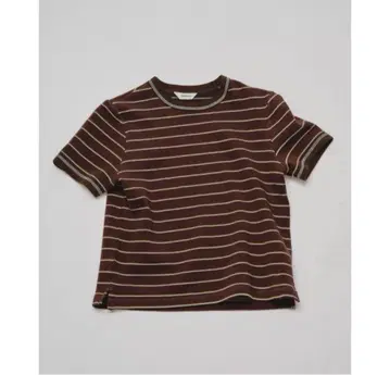 TODAYFUL Border Ringer Tee 브라운