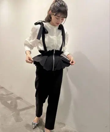 Bibiy.MELINDA SUSPENDER PANTS