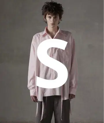 완판템 GRANCY 데미지 도킹 디자인 셔츠 Pink size S