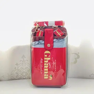 가나 초코 참 포함 스마트폰 숄더 파우치 vol.2 레드