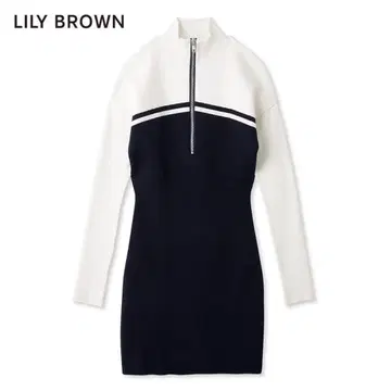 [Lily Brown] 집업 미니 원피스