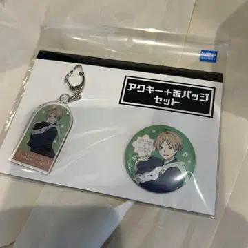나츠메 우인장 TSUTAYA 캔뱃지 아크릴 키링 세트