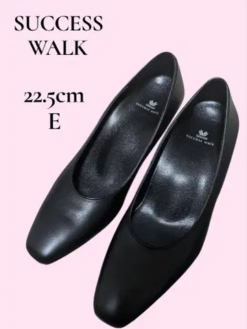 SUCCESS WALK 블랙 펌프스 22.5cm
