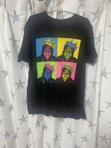 구제 의류 The Notorious B.I.G. 노토리어스 빅 랩 티셔츠