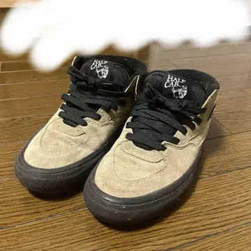 VANS HALF CAB 베이지 하이컷 스니커즈