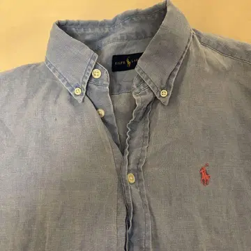 Ralph Lauren 라이트 블루 버튼 다운 셔츠