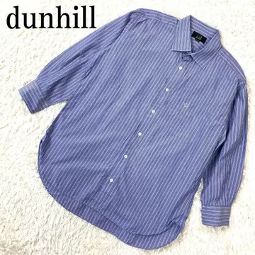 dunhill 던힐 긴팔 셔츠 블루 스트라이프 43-82 B9416