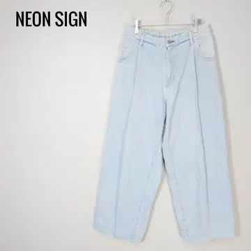 NEON SIGN Wide denim slacks 'Used'