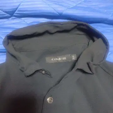 CIVARIZE 블랙 7부 소매 셔츠 44