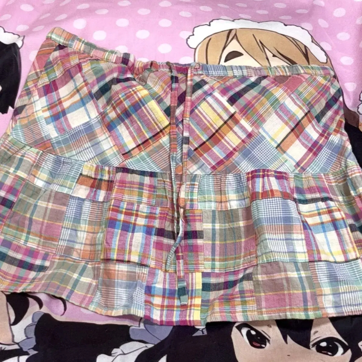 Mori Girl Check Skirt on Bunjang Global Site.