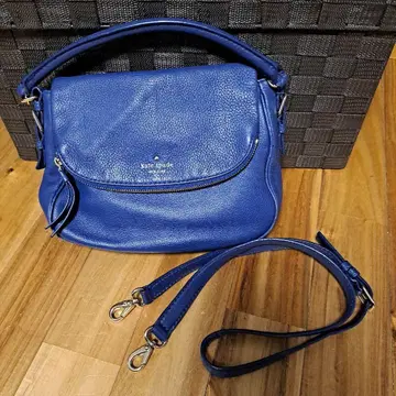 kate spade 파랑 가죽 숄더백