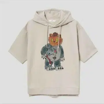 graniph 이시쿠로 아야코 콜라보 반팔 후드티 그라니프