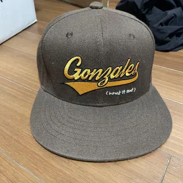 Gonzales 브라운 스냅백 캡