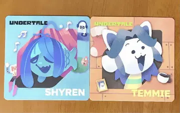 게이머 야키 GiGO 시부야 undertale 테미 코스터 2매 세트