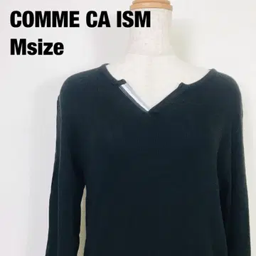 COMME CA ISM 컴시즘 긴팔 니트 V넥 B2