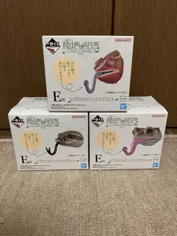 제일복권 파충류 & 양서류 헤드 마그넷 3종