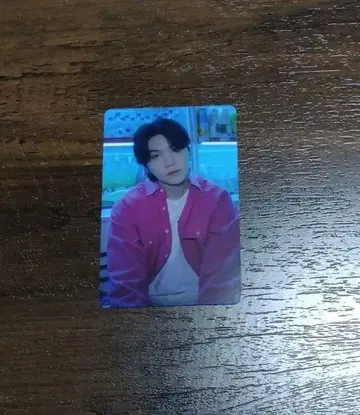 BTS PTD SUGA 윤기 트레이딩 카드 유니버셜 혜택