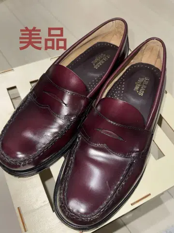 [새상품급] G.H.BASS Weejuns 코인 로퍼 버건디