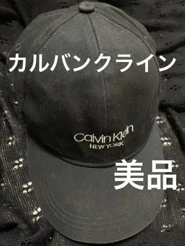 Calvin Klein 블랙 캡 One Size. 새상품급 입니다.