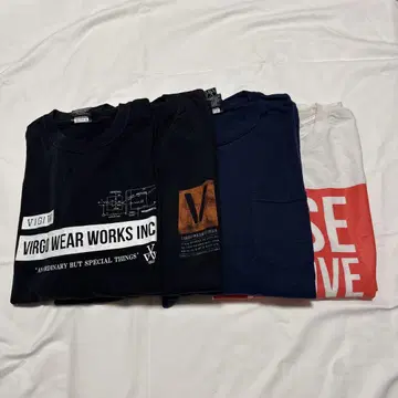 VIRGOwearworks 롱TEE 4세트
