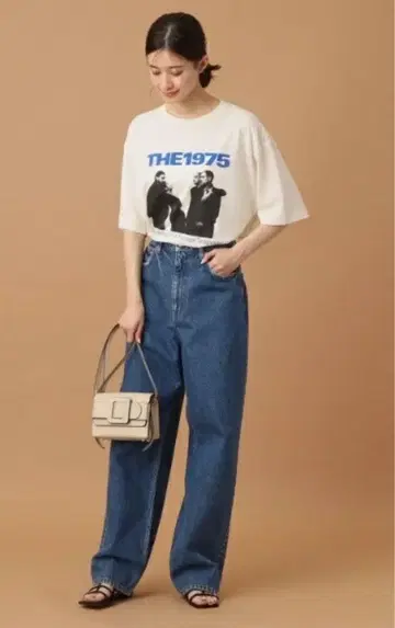 GOOD ROCK SPEED THE1975 프린트 티셔츠/드레리아