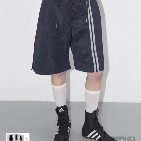 ■FANCY CLUB■ STRING DOT ROLL-UP PANTS (BLACK) □FANCY CLUB□ STRING DOT ROLL-UP PANTS (BLACK)